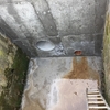 oprava původní kanalizační šachty v dolní části lokality