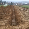 zemní práce-příprava pro pokládku plynu